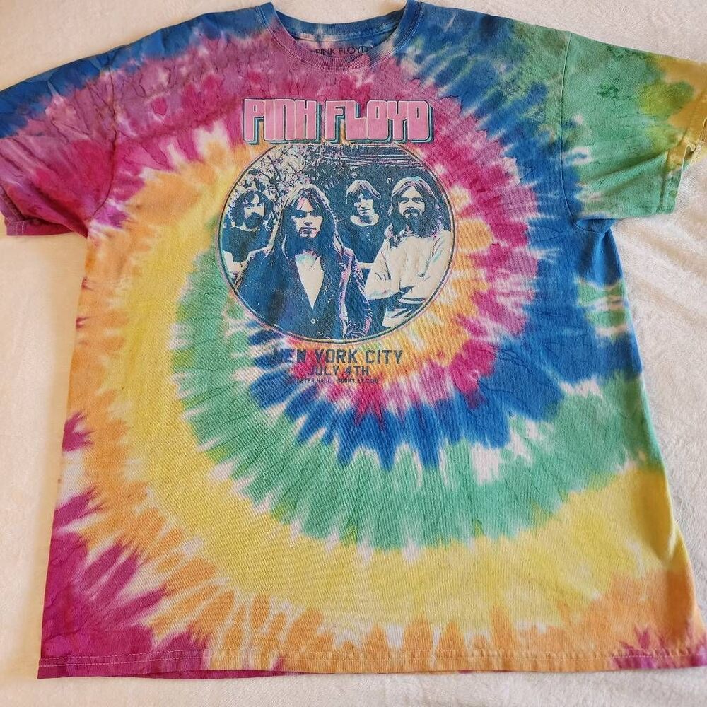 Pink Floyd Tie Dyed Graphic Tshirt Sized XL